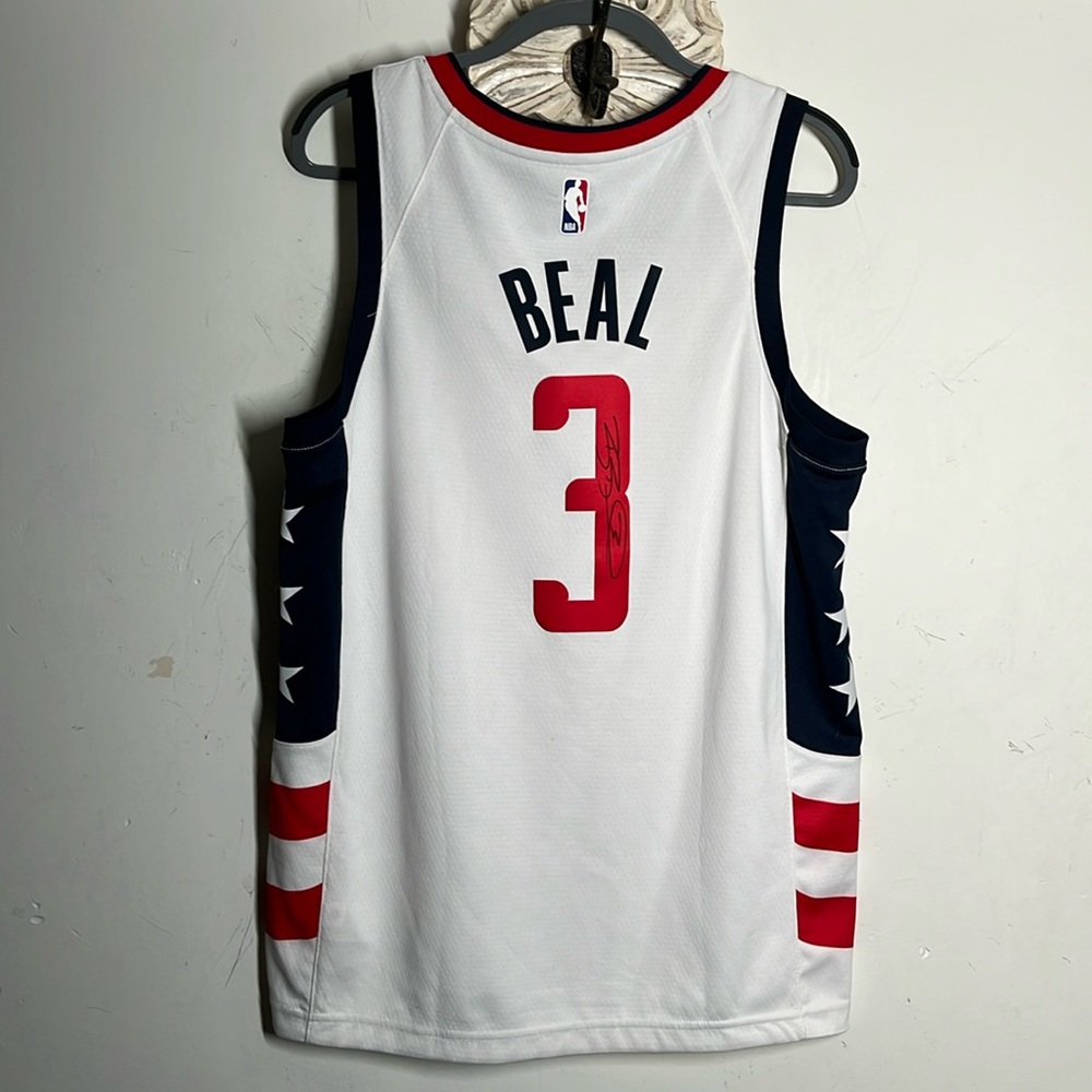 Bradley Beal Signed Autographed Authentic Wizards Swingman Nike Sz 48 Jersey